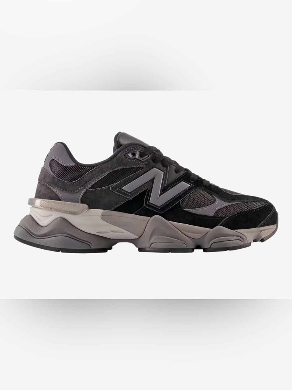 New Balance Black & Gray Athletic 9060 Runner